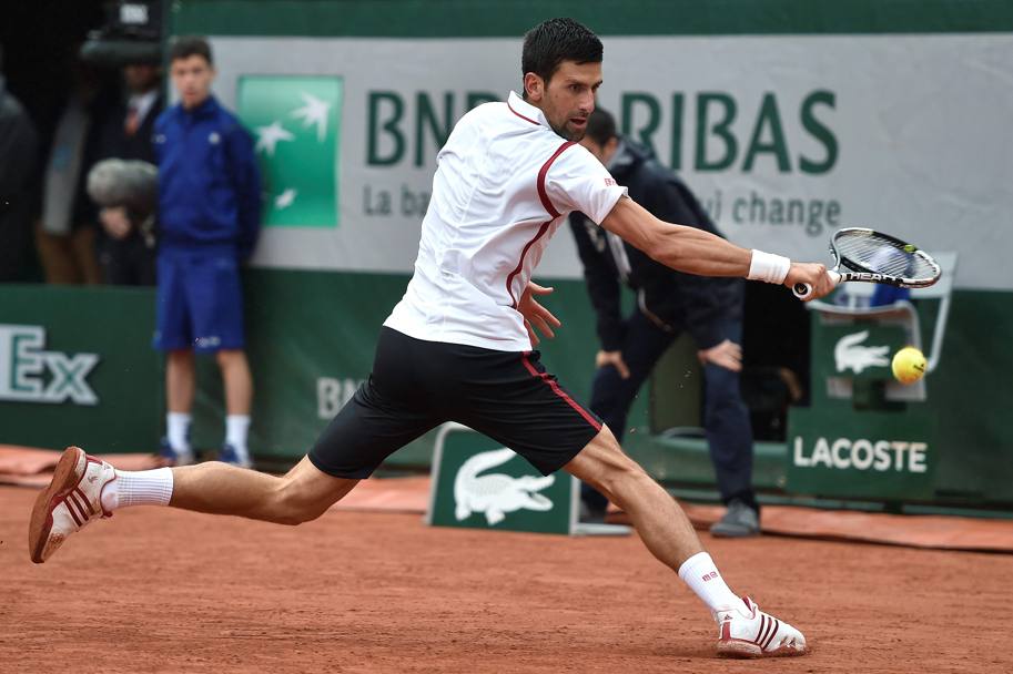 Novak Djokovic- Roberto Bautista-Agut. La risposta del serbo Djokovic. (Afp)